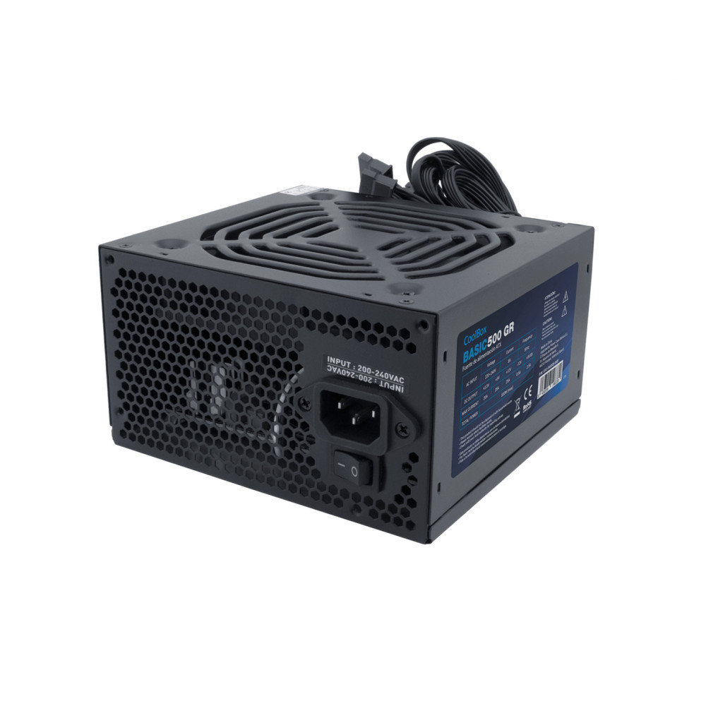 FUENTE ALIMENTACION ATX 500W BASIC500GR COOLBOX COO-FA500B-BKB
