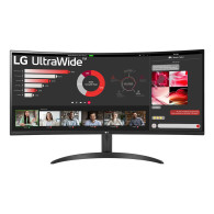 MONITOR CURVO 34" ULTRAPANORAMICO LG 34WR50QK-B WQHD NEGRO