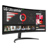 MONITOR CURVO 34" ULTRAPANORAMICO LG 34WR50QK-B WQHD NEGRO