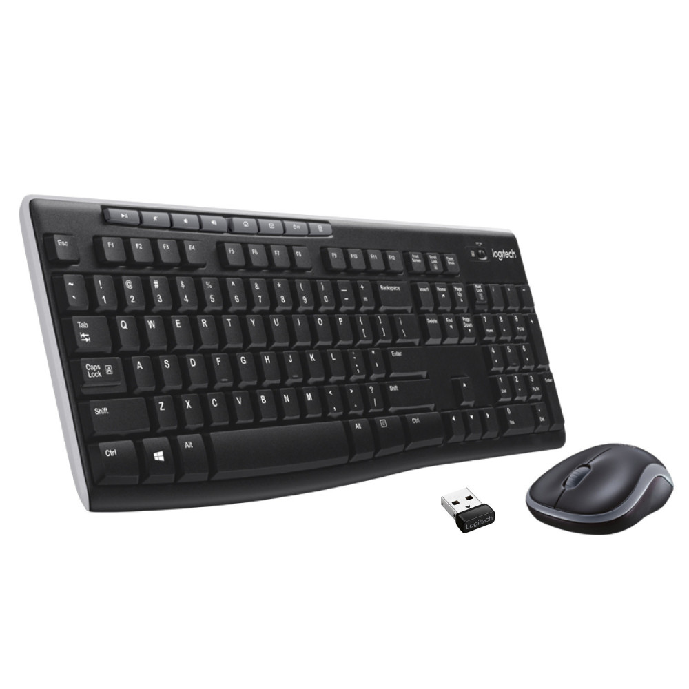 TECLADO+RATON LOGITECH WIRELESS DESKTOP MK270 ( 920-004513 )