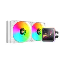 VENTILADOR SISTEMA REFRIGERACION LIQUIDA MARS GAMING MLVISIONPRO240 BLANCO