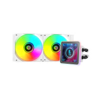 VENTILADOR SISTEMA REFRIGERACION LIQUIDA MARS GAMING MLVISIONPRO240 BLANCO