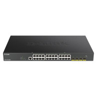 SWITCH D-LINK 28P DGS-1250-28XMP E 24P 10 100 1000 + 4X10G SFP RACK