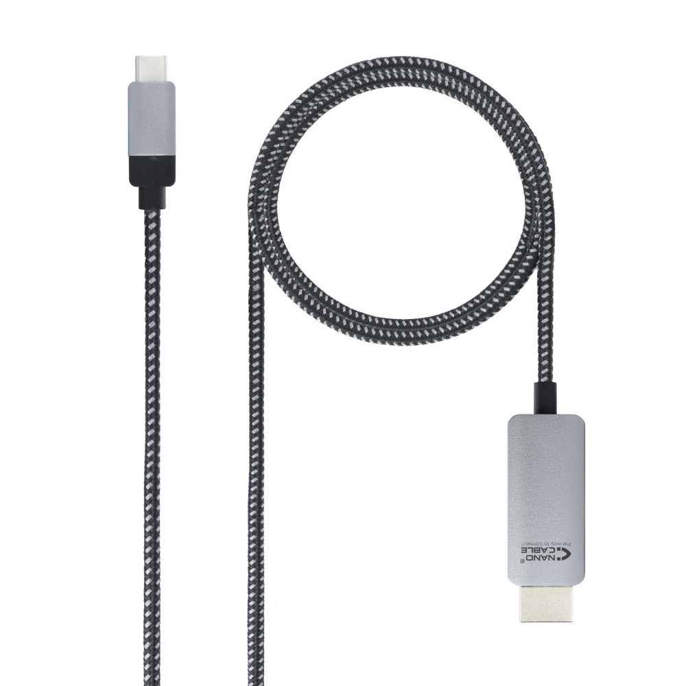 CABLE CONVERSOR USB-C A HDMI USB-C M HDMI M 3M NEGRO NANOCABLE 10.15.5103
