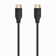 CABLE HDMI V2.0 PREMIUM ALTA VELOCIDAD 4K60HZ AM-AM NEGRO 1.0M AISENS A120-0722