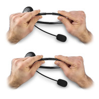 AURICULAR NGS CON MICROFONO MS103MAX NEGRO CVOLUMEN