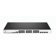 SWITCH D-LINK 24P DGS-1210-28MP E 10 100 100(POE)+ 4 GIGABIT SFP SOBREMESA