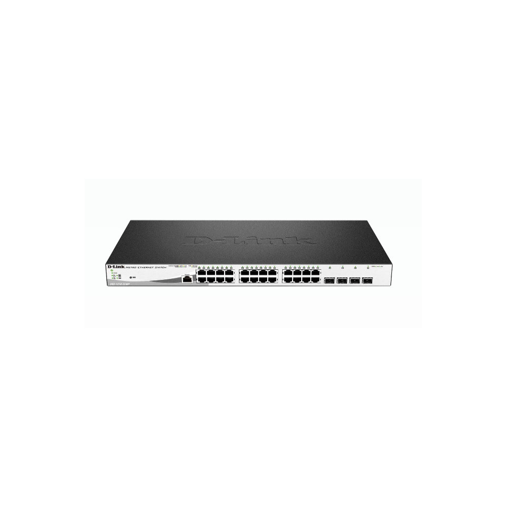 SWITCH D-LINK 24P DGS-1210-28MP E 10 100 100(POE)+ 4 GIGABIT SFP SOBREMESA