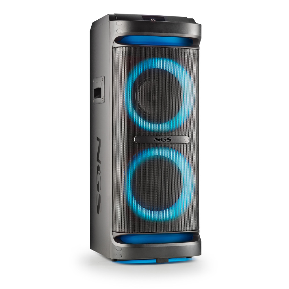 ALTAVOZ NGS DJ 2000W COMPATIBLE WILDSPACE2 BLUETOOTH USB AUX IN LUCES LED