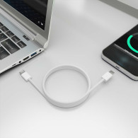 CABLE USB 2.0 3A 60W APPLE TIPO USB-CM-USB-CM BLANCO 1.0M AISENS A107-0855