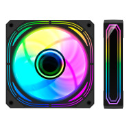 VENTILADOR CAJA ADICIONAL 12X12 ARGB COOLBOX KIT 4 INFINITY PRO COO-VAU-ARX4