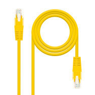 CABLE RED LATIGUILLO RJ45 CAT.6 UTP AWG24 AMARILLO 25 CM 10.20.0400-L25-Y