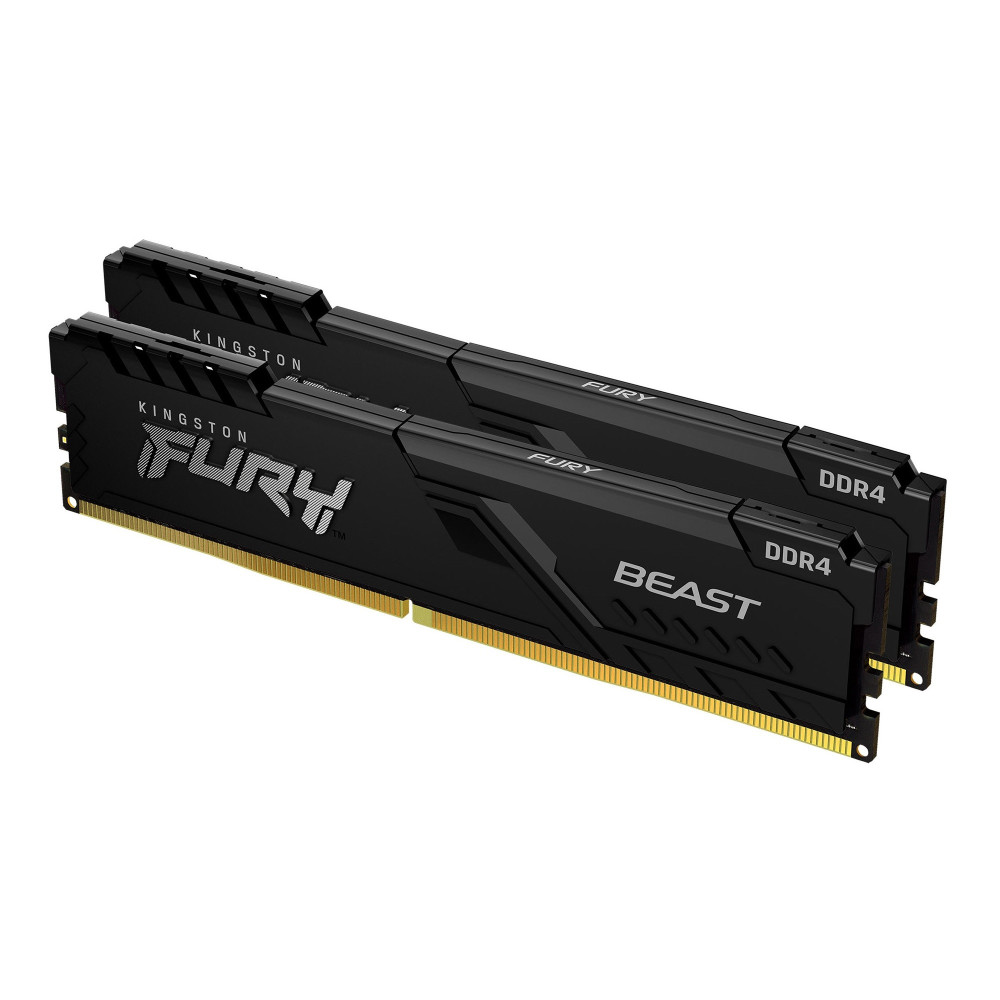DIMM DDR4 32GB 3600GHZ. 2 X 16GB KINGSTON FURY BEAST KF436C18BBK2 32