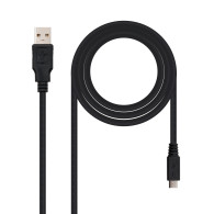 CABLE USB 2.0 TIPO AM-MICRO USB BM 1.8 M NANOCABLE 10.01.0501