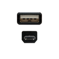 CABLE USB 2.0 TIPO AM-MICRO USB BM 1.8 M NANOCABLE 10.01.0501