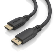 CABLE CONVERSOR DISPLAYPORT A HDMI 4K60HZ DPM-HDMIM NEGRO 5.0M AISENS A125-0920