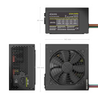 FUENTE ALIMENTACION ATX 500W OEM NEGRA AISENS ASPC-500ATX-SEOBK