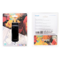 CARGADOR PORTATIL 45W TOOQ GAN USB-C PD CUBICO NEGRO TQLC-USBCGAN45PD-C