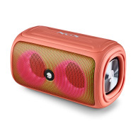 ALTAVOZ NGS ROLLER BEAST BT 5.0 IPX5 RESISTENTE AGUA CORAL LEDuc