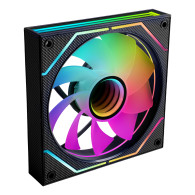 VENTILADOR 12X12 12CM MARS GAMING MF3DPROX2R ARGB PACK 2U. NEGRO