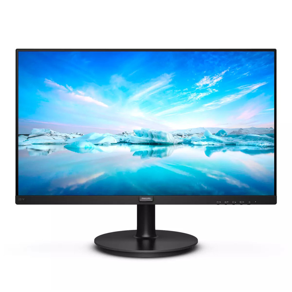 MONITOR 21.5 PHILIPS 221V8 FHD HDMI VGA NEGRO