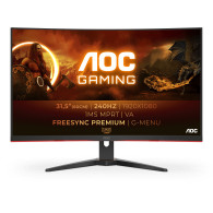MONITOR 31.5 AOC C32G2ZE GAMING CURVO FHD 1920*1080 240HZ 1MS 2HDMI NEGRO