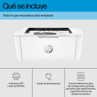 IMPRESORA HP LASERJET MONOCROMO M110w WIFI BLANCA 7MD66F(142A)