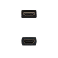 CABLE HDMI PROLONGADOR V2.0 AM-AH NEGRO 2.0 M NANOCABLE 10.15.1012