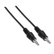 CABLE AUDIO ESTEREO JACK 3.5M-JACK 3.5M NEGRO 3.0M AISENS A128-0143