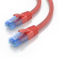 CABLE RED LATIGUILLO RJ45 CAT.6 UTP AWG26 CCA ROJO 0.75M AISENS A135-0788
