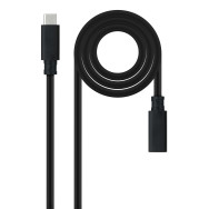CABLE USB 3.2 GEN2x2 100W 4K 60Hz USB-C M H 1.5 M NANOCABLE 10.01.4501-L150