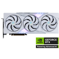 Tarjeta Gráfica MSI GeForce RTX 5080 GAMING TRIO OC WHITE 16GB GDDR7 DLSS4