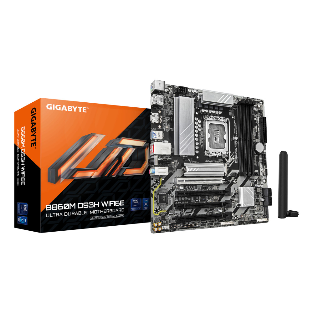 PLACA BASE GIGABYTE B860M DS3H WIFI 6E DDR5 SOCKET 1851