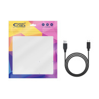 CABLE USB 3.1 GEN2 10GBPS 3A TIPO USB-CM-AM NEGRO 1.5M NANOCABLE 10.01.4001-L150