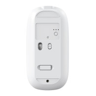 RATON COOLBOX INALAMBRICO W02 IA WHITE RECARGABLE TIPO-C MULTIDISPOSITIVO USB