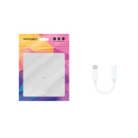 CABLE ADAPTADOR DE USB-C A JACK 3.5 BLANCO NANOCABLE 10.24.1205-W