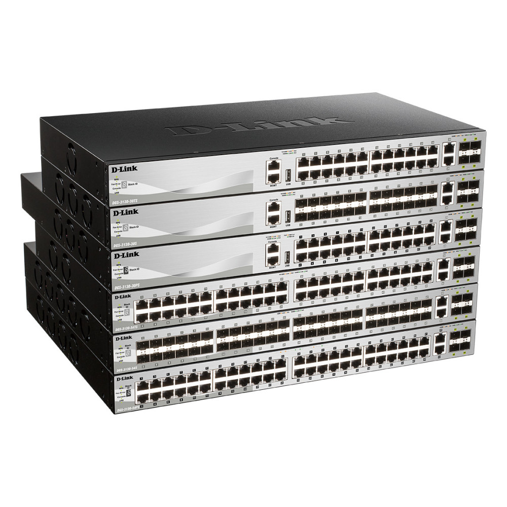 SWITCH D-LINK 24P DGS-3130-30PS E POE 24P10 100 1000BASE-T