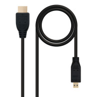 CABLE MICRO HDMI V1.4 ALTA VELOCIDAD HEC AM-DM 0.8 M NANOCABLE 10.15.3501