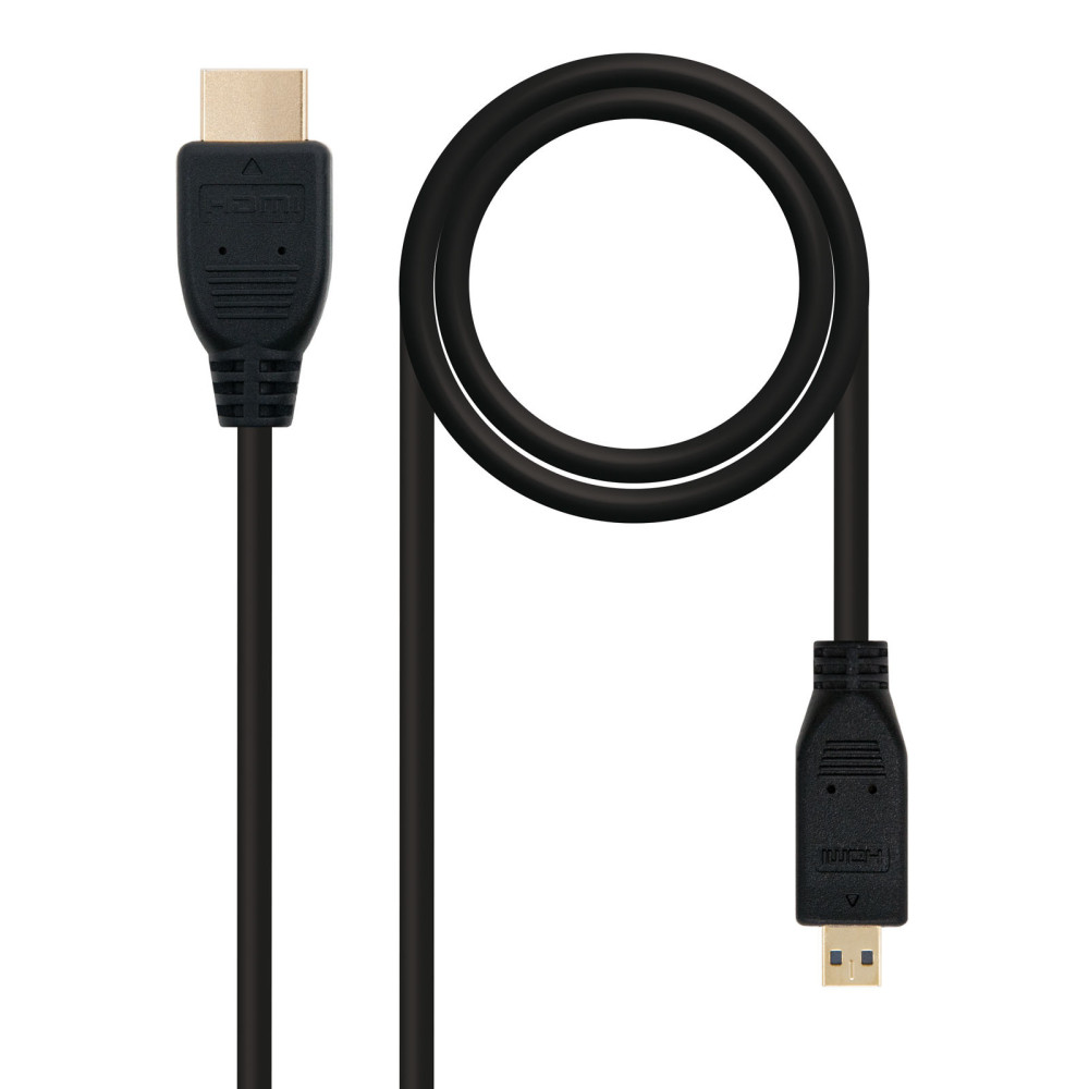 CABLE MICRO HDMI V1.4 ALTA VELOCIDAD HEC AM-DM 0.8 M NANOCABLE 10.15.3501