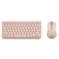 TECLADO NGS RATON FANTASY KIT INALAMBRICO MULTIMODO RECARGABLE USB-C PINK