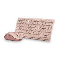 TECLADO NGS RATON FANTASY KIT INALAMBRICO MULTIMODO RECARGABLE USB-C PINK