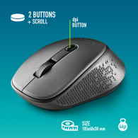 RATON NGS INALAMBRICO DEW GRAY NANO USB