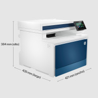 IMPRESORA HP LASERJET PRO COLOR MULTIFUNCION 4302FDW FAX ADF W BLANCAAZUL 5HH64F