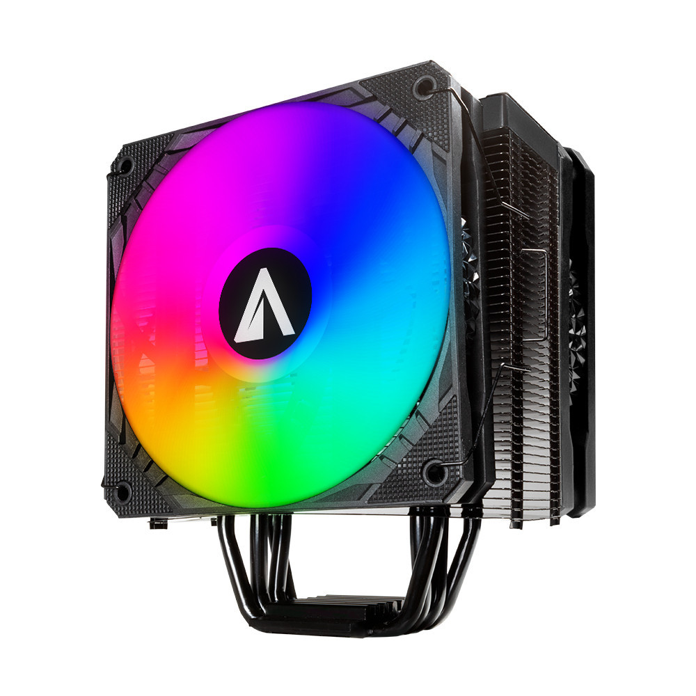 REFRIGERACION AIRE CPU SNOW IV BLACK ARGB CPU AIR COOLER FOUR HEAT PIPES ABYSM