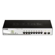 SWITCH D-LINK 8P DGS-1210-08P E 8P 10 100 1000 PoE INCLUYE 2P SFP