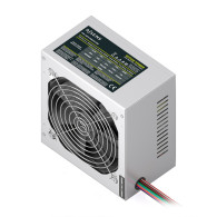 FUENTE ALIMENTACION ATX 500W CABLE ALIMENTACION OEM PLATA AISENS ASPC-500ATX-PSE