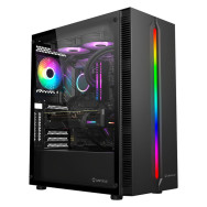 CAJA ATX UNYKA GAMING ARMOR LUMINA BLACK VENTANA ARGB(SIN FUENTE)UK511210