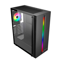 CAJA ATX UNYKA GAMING ARMOR LUMINA BLACK VENTANA ARGB(SIN FUENTE)UK511210