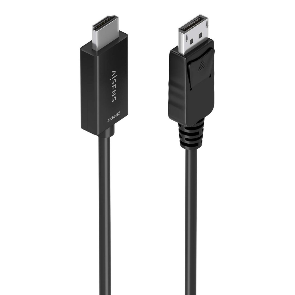 CABLE CONVERSOR DISPLAYPORT A HDMI 4K60HZ DPM-HDMIM NEGRO 3.0M AISENS A125-0895