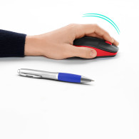 RATON LOGITECH INALAMBRICO M190 USB ROJO 910-005908